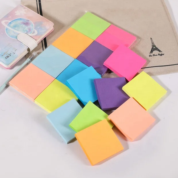 Zeamor Custom Design Stationary Fancy Office Plain Square Sticky Memo Note Pads Post Its Notes For Nurse