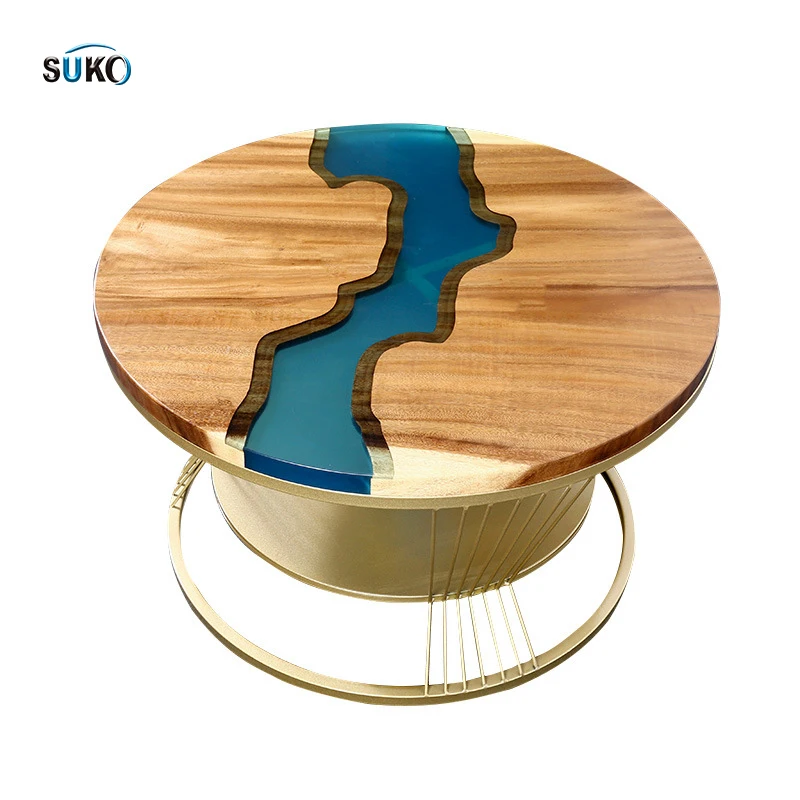 
2021 New resin table top river table 