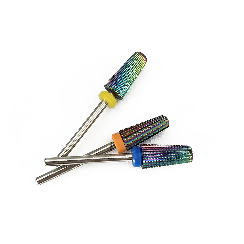 5 in 1 carbide nail drill Bit professional 3/32 Inch Shank carbide nail drill bit for Fast Remove Acrylic