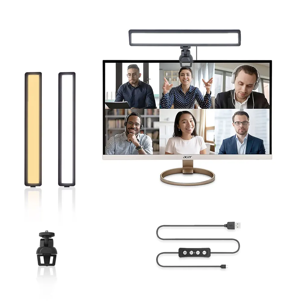 2022 New Eye Protection Night Reading Usb Desk Lamp Computer Laptop Screen Lighting For Zoom Meetings