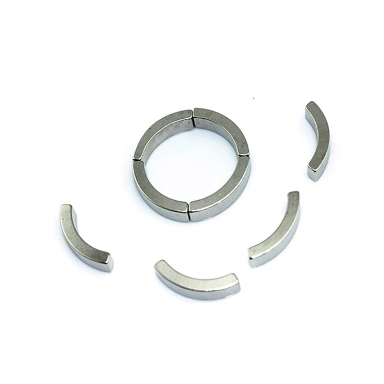 Powerful Tile-shaped Competitive Price Ferrite Arc Magnet Upgrade Version Arc Ferrite Magnets Arc Neodymium Magnets