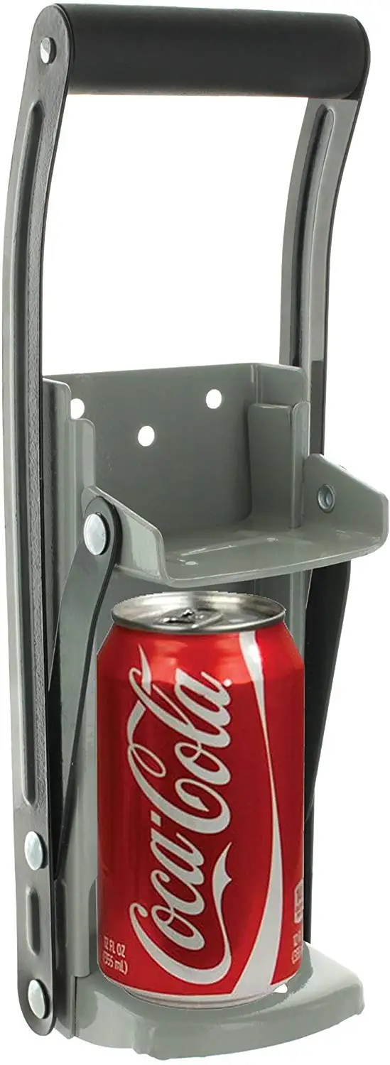 High Quality 12 OZ CAN CRUSHER Foam Rubber Grip with Mounting Screws Made in China