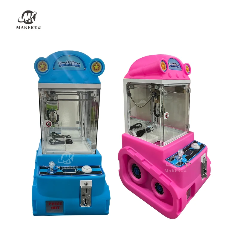 MAKER Mini Doll Kids Small Doll Claw Machine Coin Operated Maquina De Peluches Crane Claw Machine Mini Claw Machine
