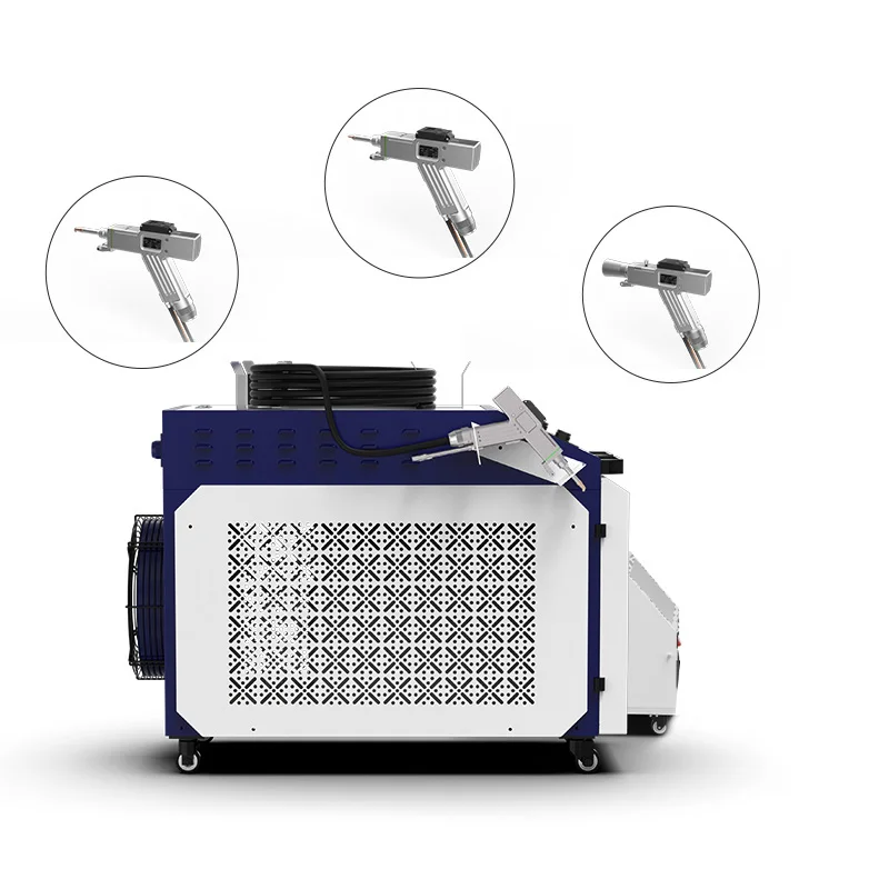 Acme Handheld 1000w 2000w 3000w fiber welder cutting cleaning 3 in 1 laser welding machines  for steel metal stainless aluminum