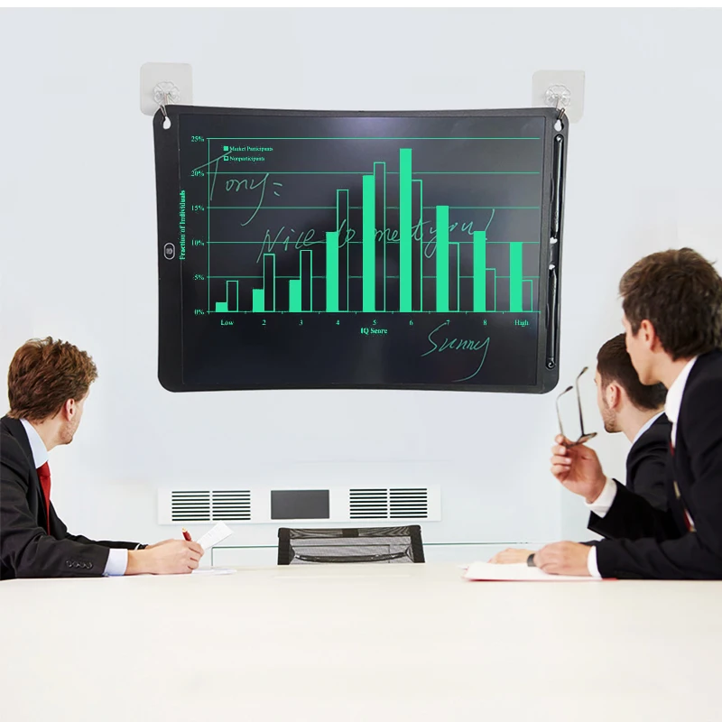 LCD Writing Tablet 18-Inch Portable electronic message boards Digital Drawing Pad lcd note Writing Board eWriter with memory