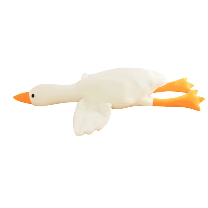 Comfort Big white stuffed Goose animal toy Simulation Swan Goose plush doll toy Swan plush throw pillow cushion for children
