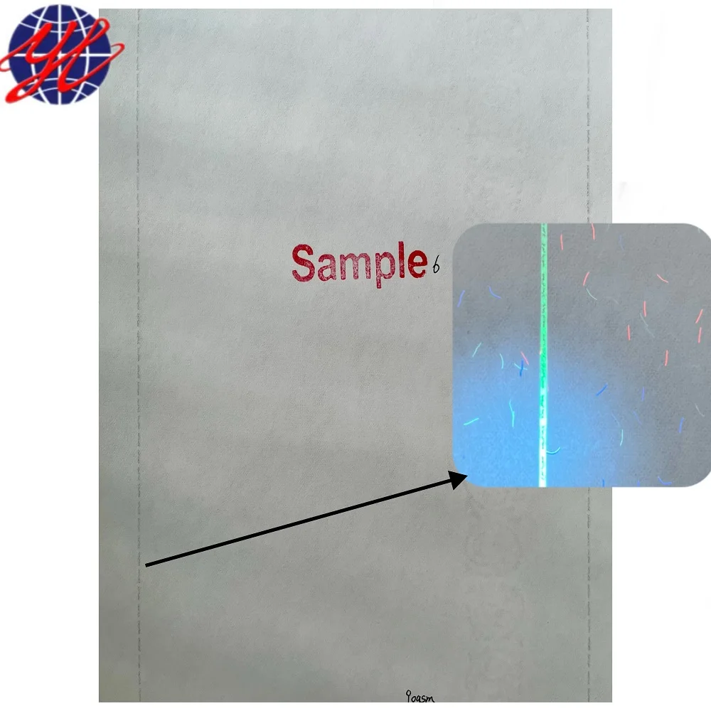 Custom Security Paper with Visible Uv Florescent Security Thread for Various Certificates Tickets Bonds Labels