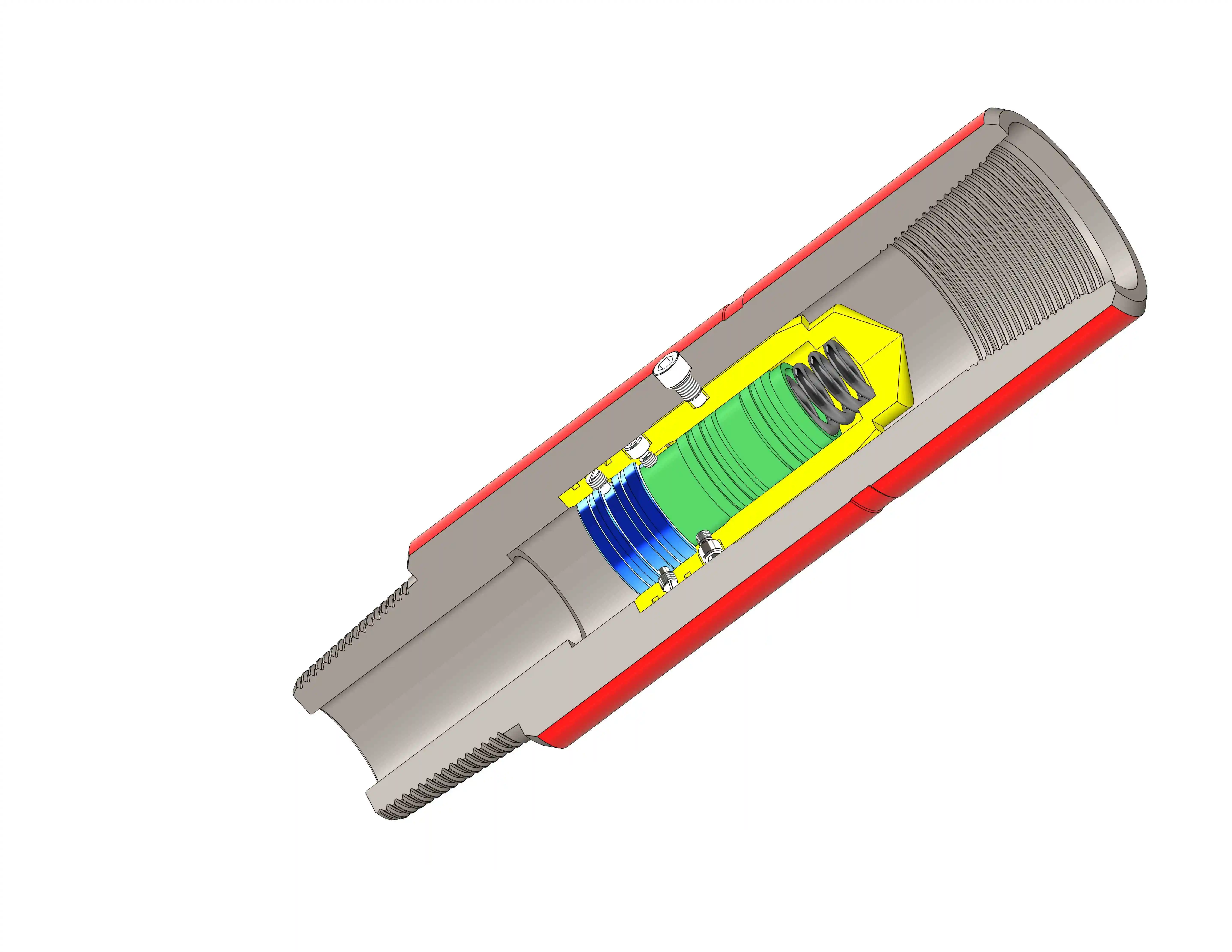 For oil drilling rigs Safe and easy mud splash valve