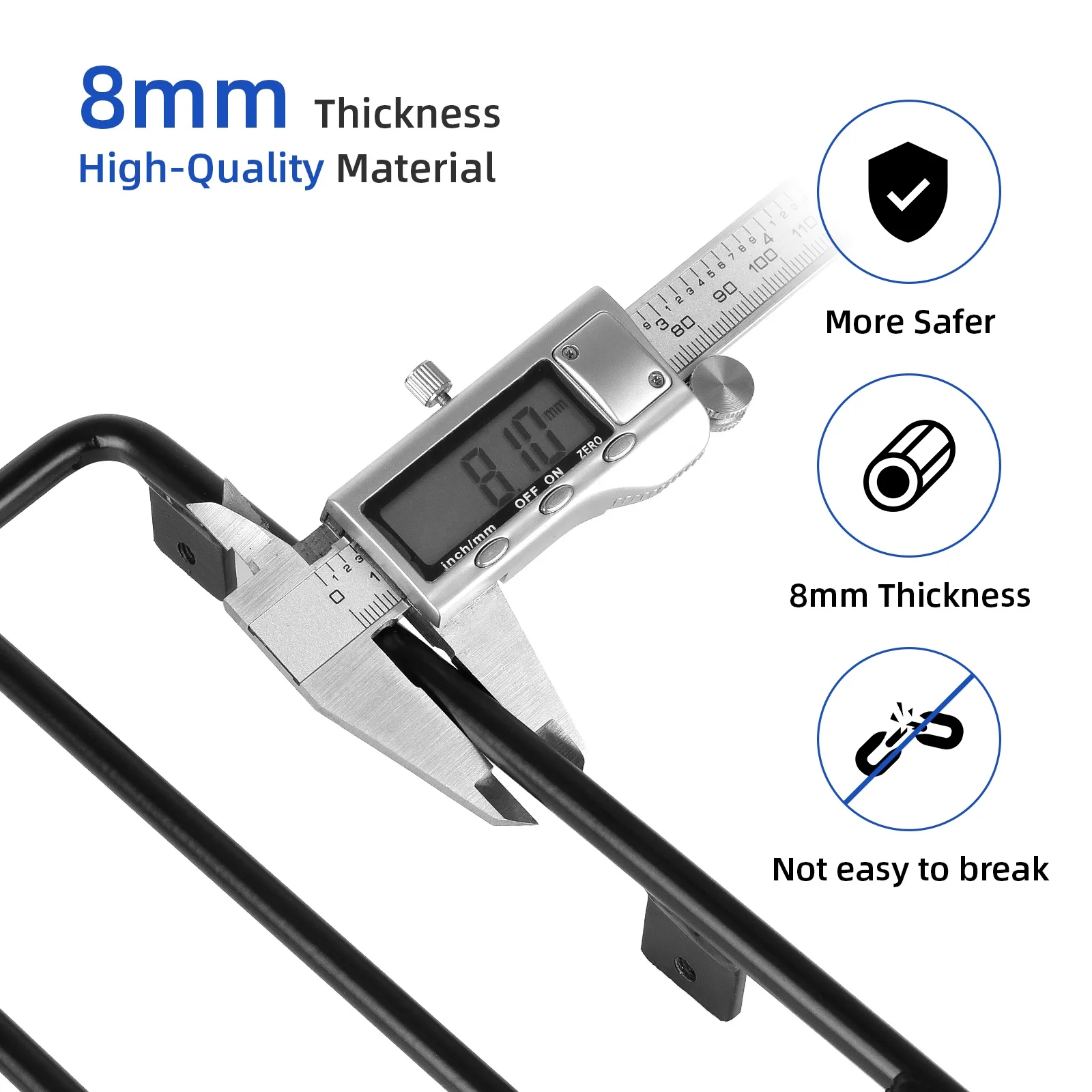 Ulip Folded Rear Storage Shelf For Segway Ninebot Max G30 Electric Scooters Accessories Thicken Steel Rack Parts Replacement