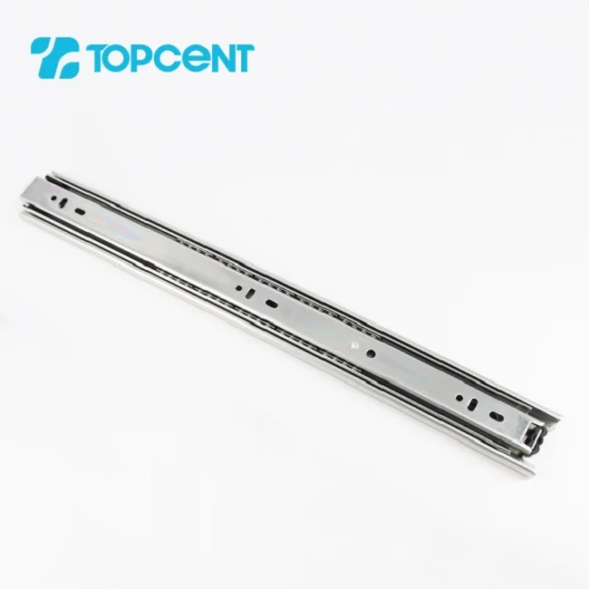 Topcent Telescop Runner Slide Ball Bearing  Drawer Slides Furnitur Rail Full Extension Runner