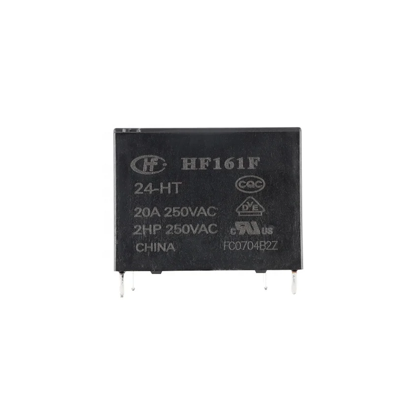 Реле высокой мощности HF161F/12-HT 24-HT HF161F-12-HT HF161F-24-HT 12VDC 24VDC DC 12V 24V 20A 4Pin Relais