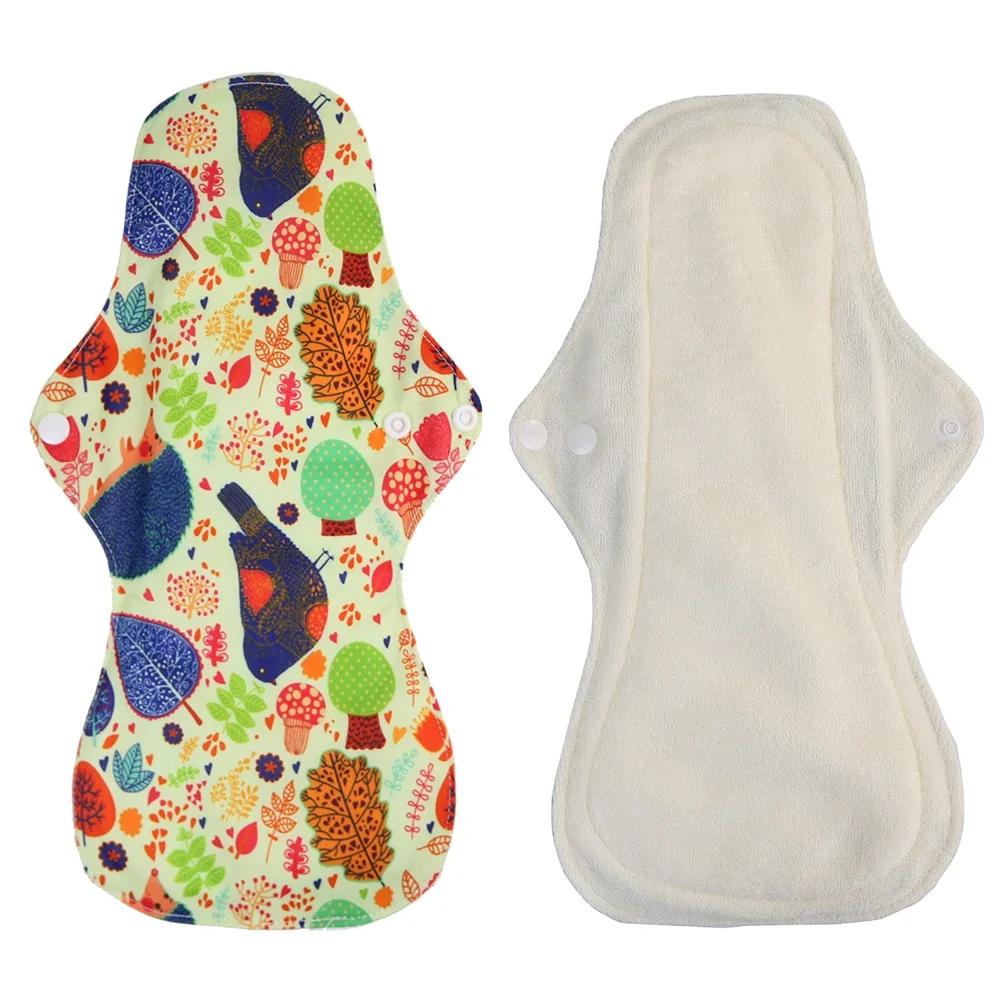 Menstrual Pads for Night Use Reusable Menstrual Pads for Heavy Flow Breathable Waterproof XL Women Cloth Pads