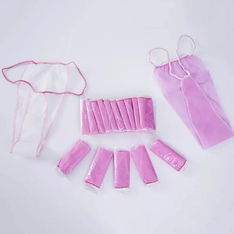 Disposable Underwear Women Panties Breathable Soft Non-woven G String Brief Panties For Spa