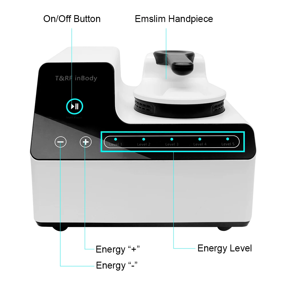 Synogal professional mini eslim body shaping slimming fat loss weight reduce EMS sculpting machine for home use