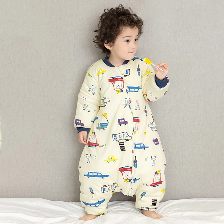 Muslin Wood Custom Winter Custom Logo Cotton Sleeping Bag for Children; Sleeping bag
