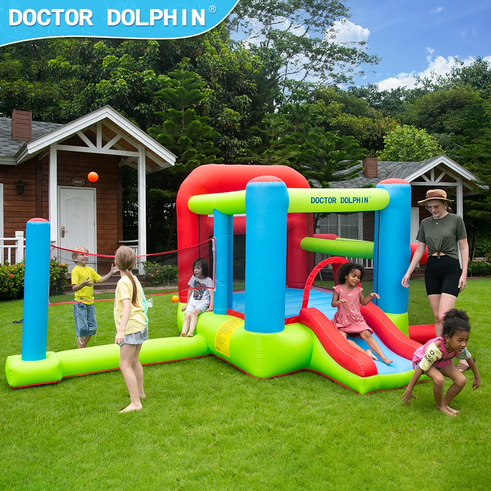 Custom Hot Sale Moonwalk Happy Toys Basketball Football Jumping House Inflatable Bouncy Castle Bounce House With Blower For Kids