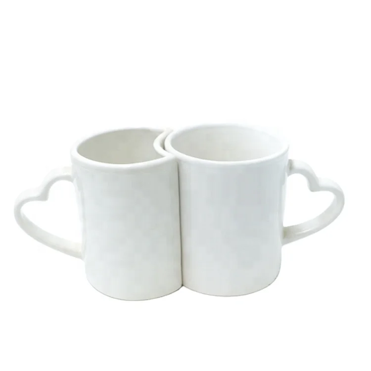 11oz white porcelain mugs manufacturer plain sublimation heart handle modern custom printed ceramic coffee mug with logo