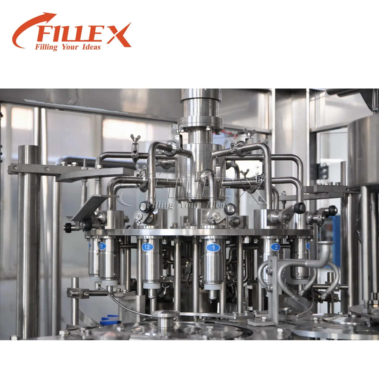 Automatic 4 in 1 Monoblock Pulp fruit Juice Filling Machine for PET Bottles