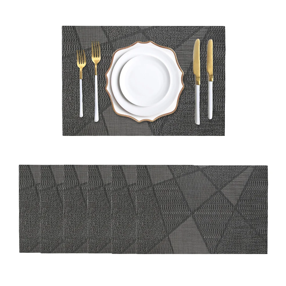 Lace Placemat Table Pad on the Table Mat Round Place Mat Kitchen Ornaments American Placemats Plate Mats Coffee Tableware Dining