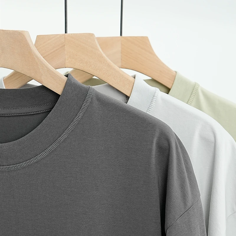 comfy cool touch crewneck t shirt multicolor streetwear casual tshirt custom your logo brand tee shirt for men