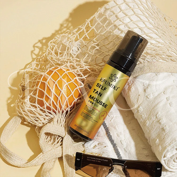 Диво индивидуальный логотип здорового бронзового цвета тусклый загар пенный пульвелизатор автозагар мусс