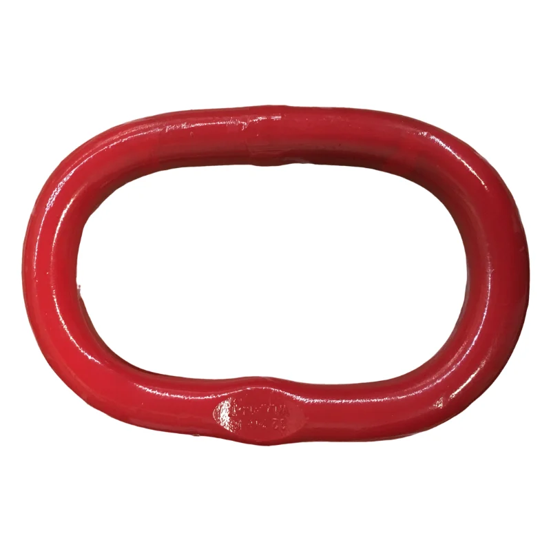 G80 A344 US Type Steel and Alloy Master Link with Flat Galvanized Finish Welded Hooks for Chain and Wire Rope Lifting Slings