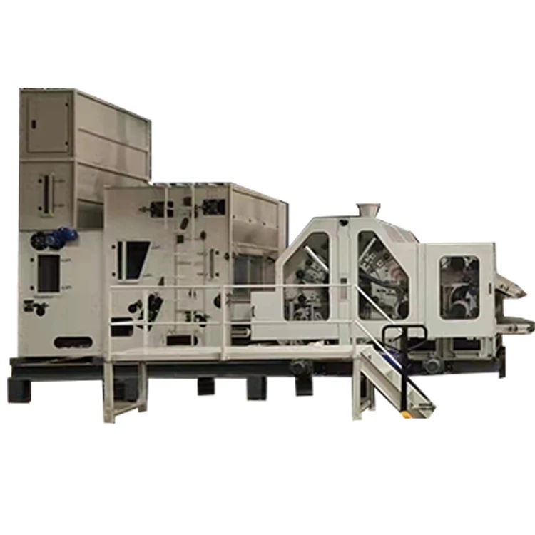 Customized non-woven production line oscillating mixing raw material cotton feeder