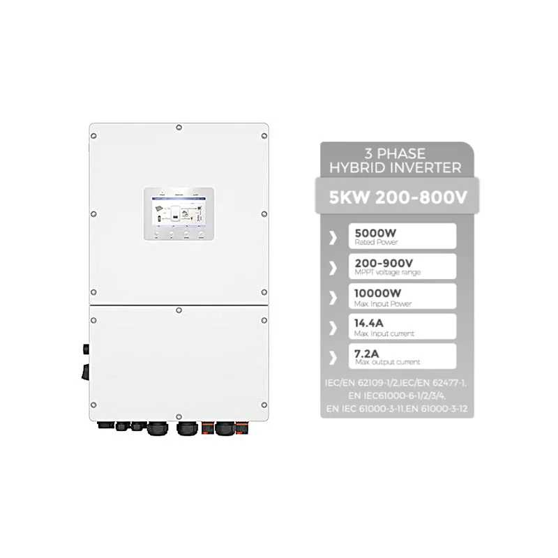 Новый IP65 8000 Вт 10 кВт 12 низкое напряжение кВА 3-фазный гибридный солнечный инвертор с Wi-Fi модулем MPPT контроллер солнечного заряда