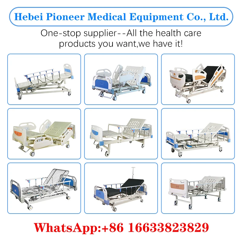 Factory Price Customizable Hospital Bed With Toilet Hospital Patient Bed Medical Furniture Hospital Beds