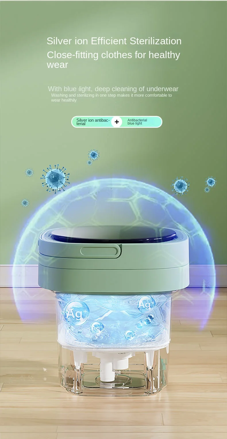 Laundry Foldable Mini Small Washer For Washing Baby Clothes 10