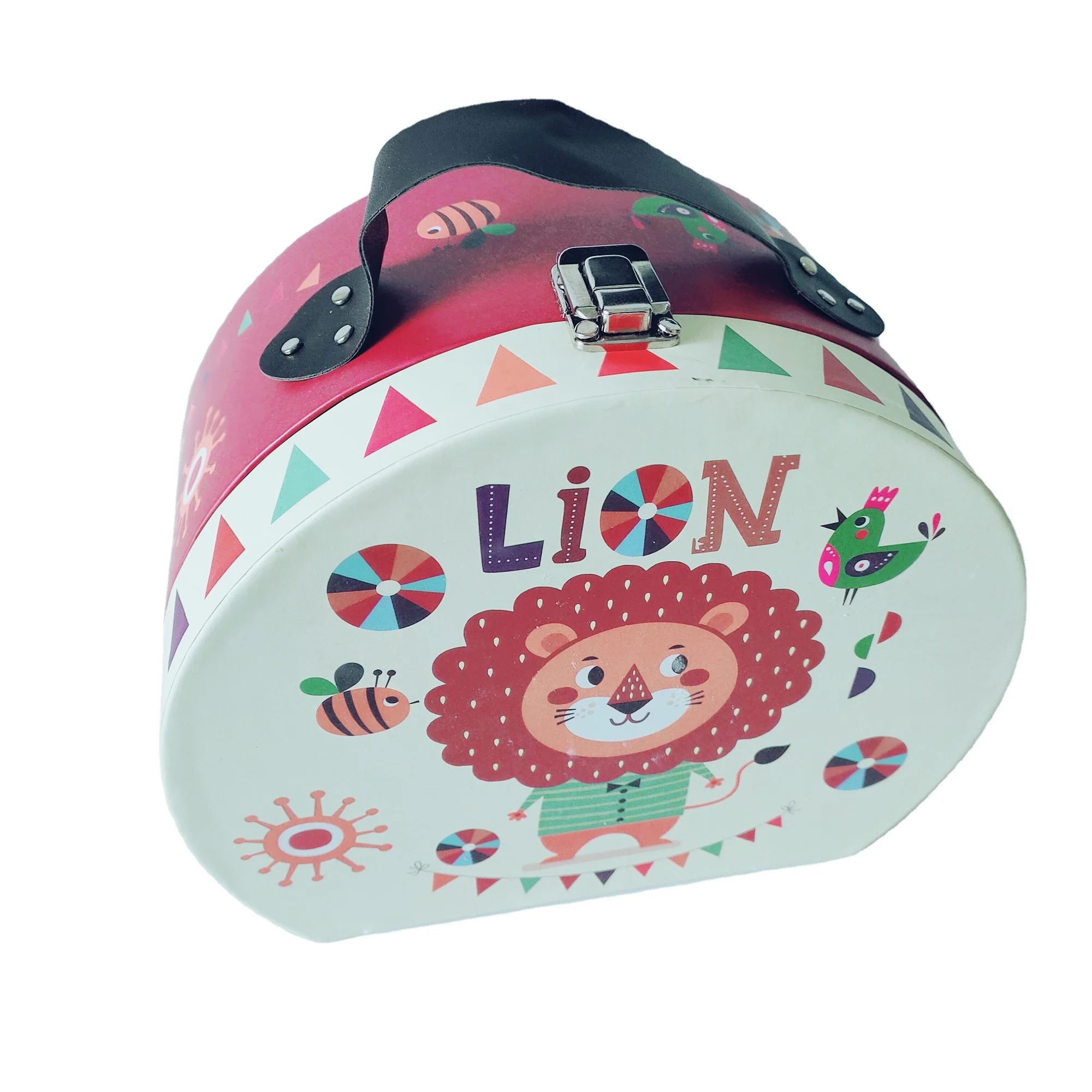 mini cardboard suitcase box for kids