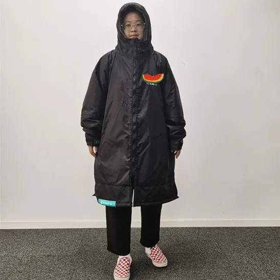 4M-DR  Kids size Surf poncho swimming parka Waterproof changing robe with custom logo