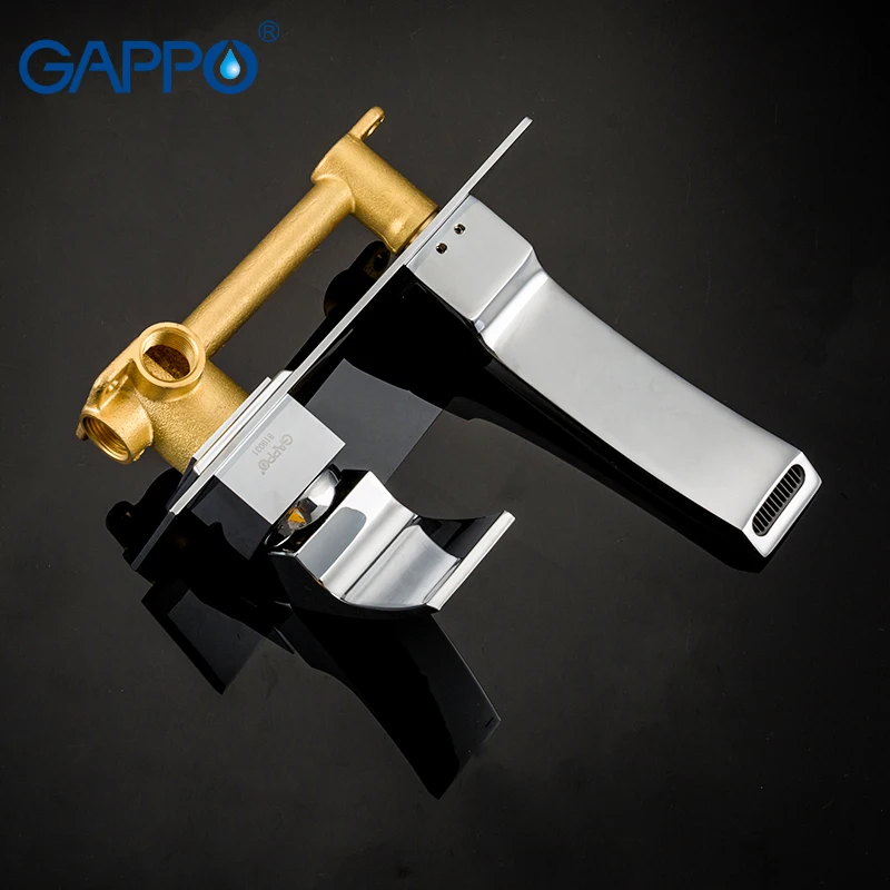 
Wall Mount Brass Taps Basin Faucet for Bathroom 