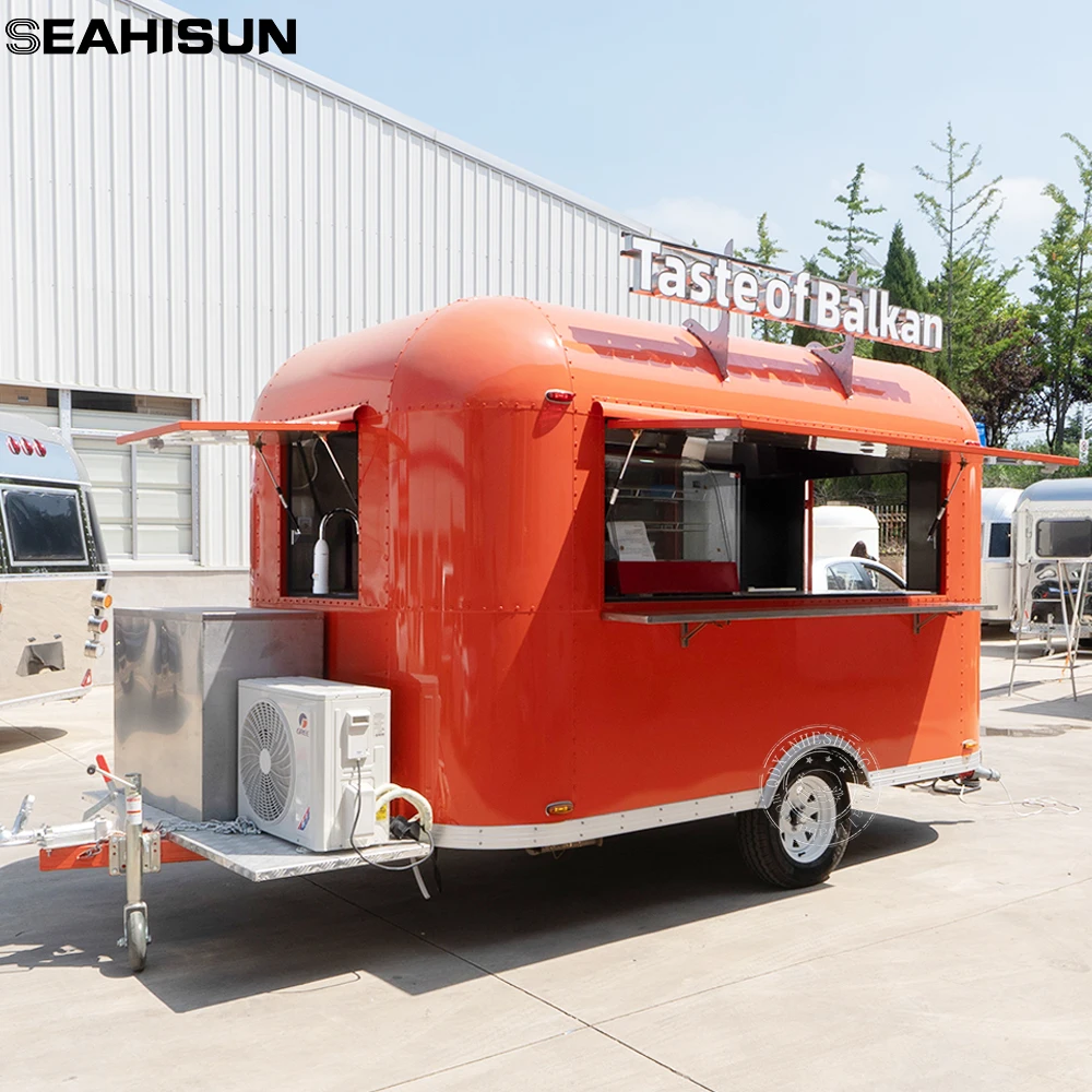 Прицеп для еды airstream mobil coffee shop мороженое food truck концессионные трейлеры полностью оборудованные стандарты ресторанов США
