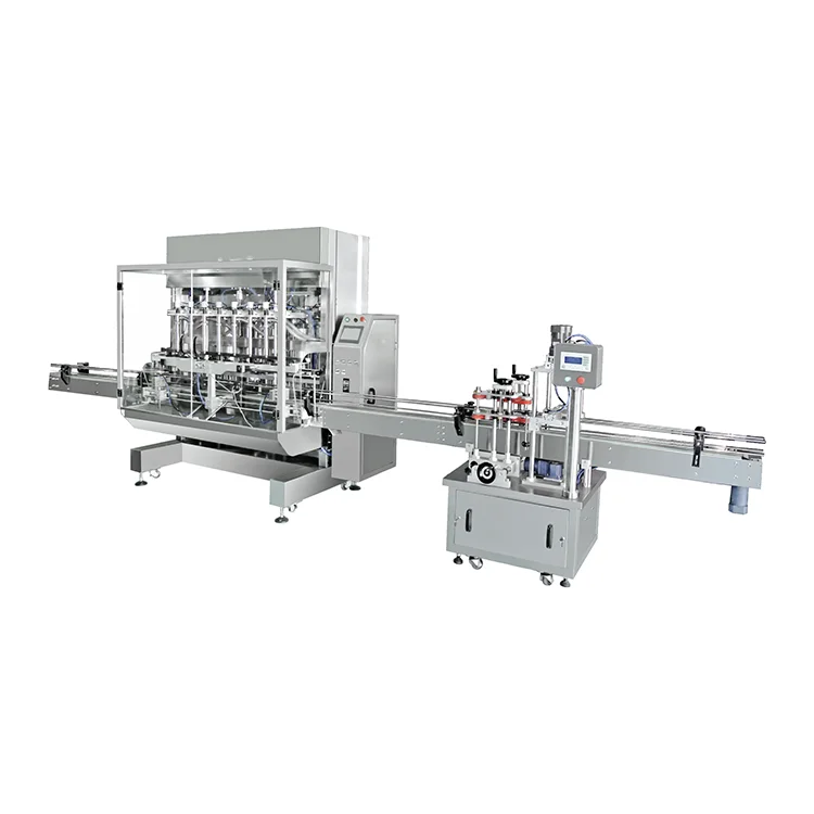 Hot sale capping machine automatic production line of cosmetics automatic production line of cosmetics factory