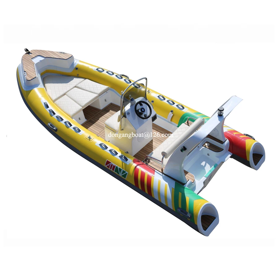 18ft  5.5m military fiberglass motorized air deck inflatable hypalon rigid panga rib fishing sport boats