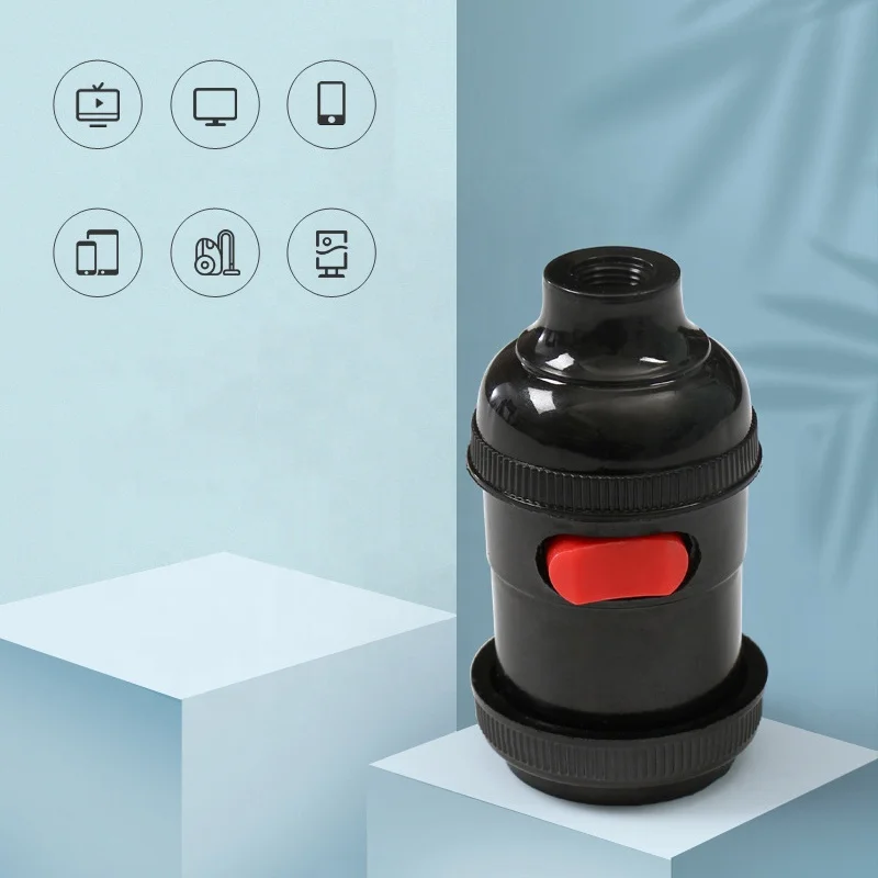 High Quality E27 216 Plastic Lamp Holder Socket LampHolder Socket Base LED  terminal bulb types B22 E14 vintage pocerlain. brass