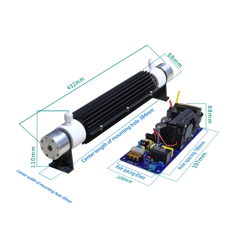 15g/h ozone generator accessories for air and water use can be customized
