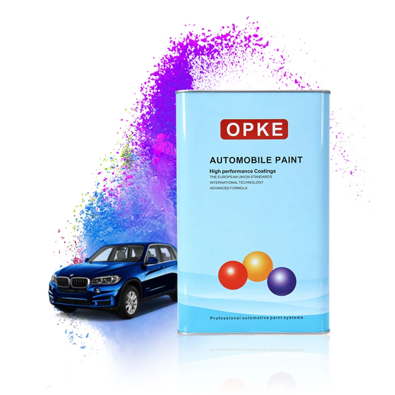 Автомобильная краска OPKE 2K серебро 1 л * 12 высокая практичность Заводская поставка Оптовая цена