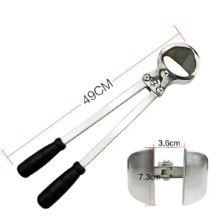 Heavy Duty Bloodless Cattle Bull Burdizzo Tool Castrator Stainless Steel Cattle Castration Forceps