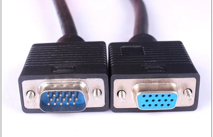 LSM011 VGA CABLE HDB15M/15F CABLE W/FERRITE GOLD PLATED