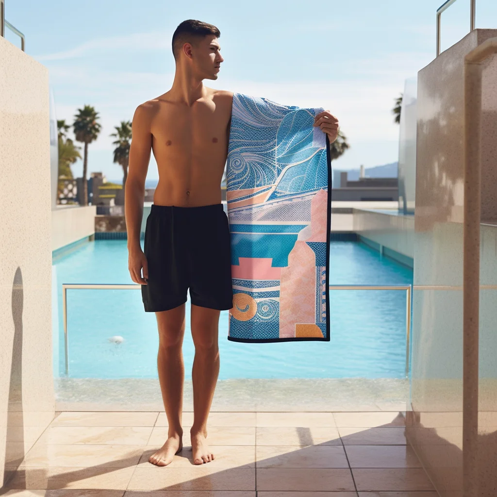 Custom Quick Dry Microfiber Wholesale Beach Towel Sand Free Swimming Beach Towel In Bulk