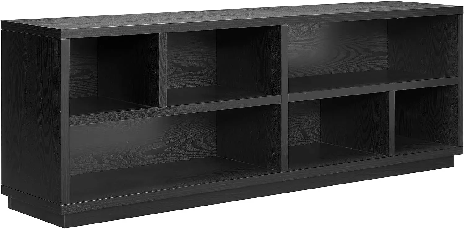 Fashion dark gray garage & shed tall tw stand media console wood