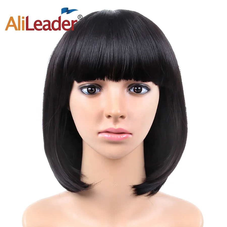 Прямые модные синтетические короткие женские парики для косплея AliLeader 23 Цвета по заводской цене
