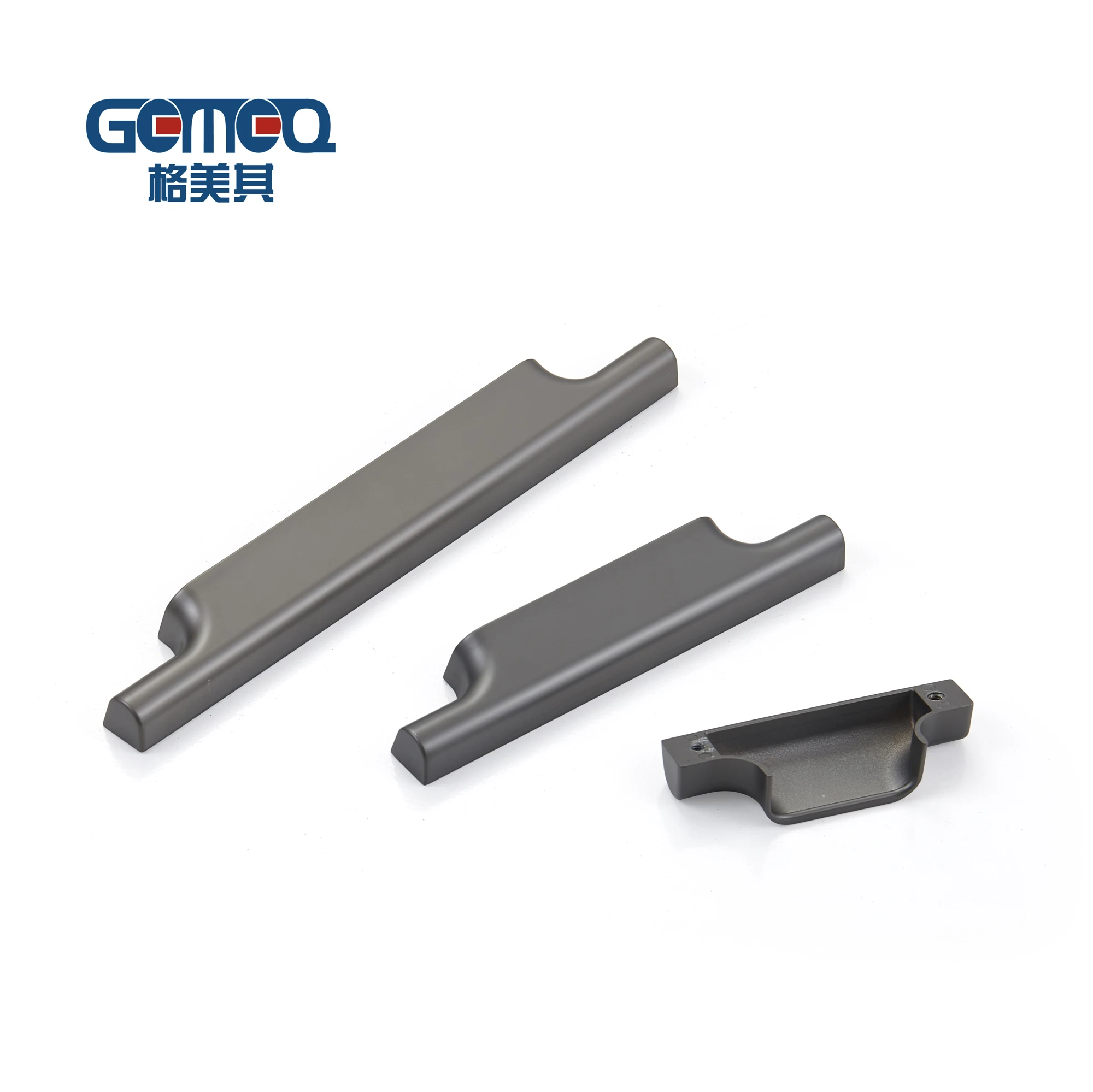 Black Uk Style Zinc Alloy Small Door Handle Kitchen Concealed  Drawer Hidden Flush Pull Zinc Handle