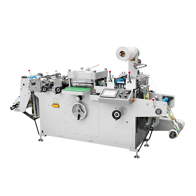 WQM-320g/420 adhesive label Die-cutting Machine for punching machine paper slitting rewinder machine