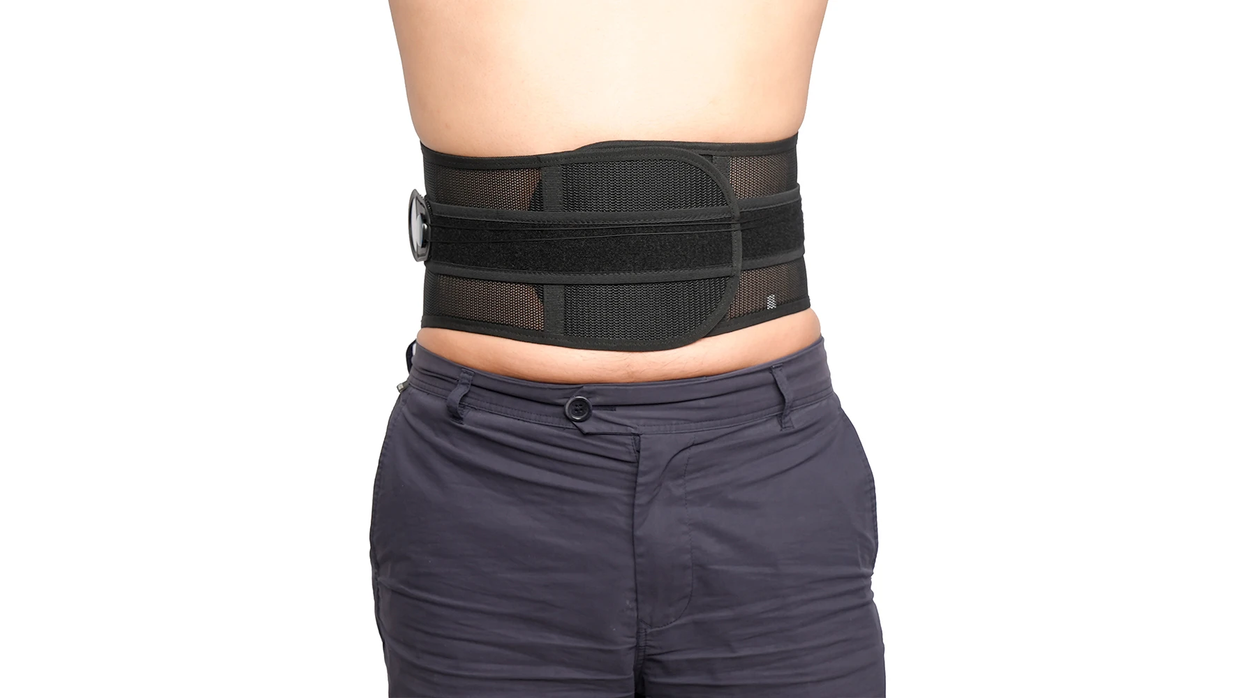Plus size Spine Decompression Back Brace Plus Rigid Lumbosacral Corset Belt with Pulley System