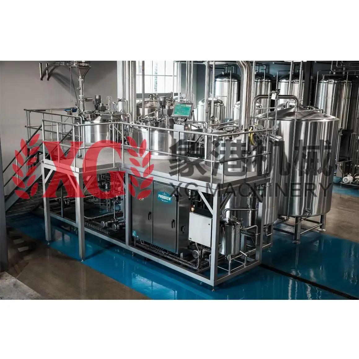 Коммерческая пивоварня 20bbl Пивоваренная