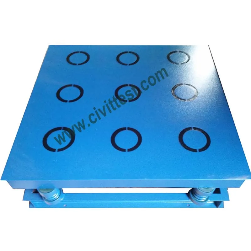 ASTM standard Concrete cement Compaction Magnetic vibrator Lab Concrete Vibrating Table