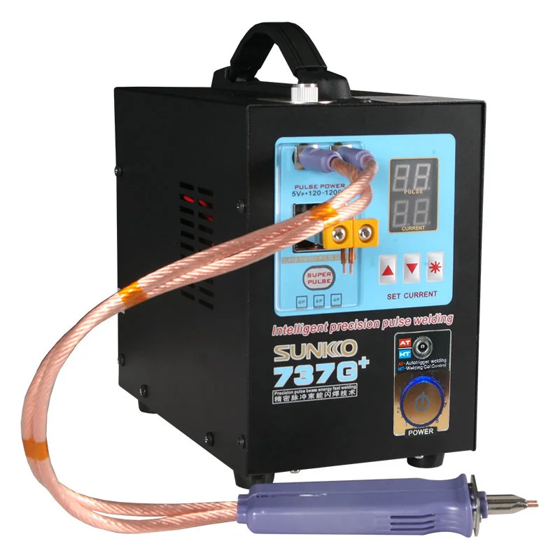 cheap Sunkko 737G+  Portable handheld  Battery Spot Welder 0.35mm